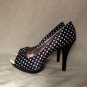 Rampage Polka Dot Pumps